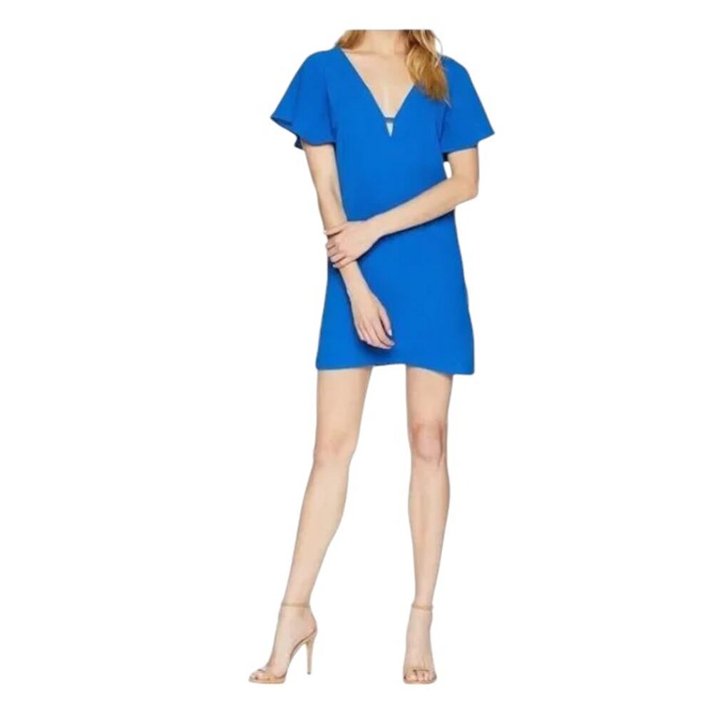 Jack By BB Dakota Rayon Crepe Deep V Shift Dress Medium NWT